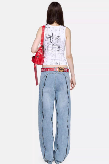 Scimitar Stitched Jeans