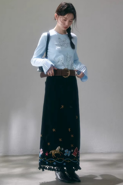 Flower Lily Lace Top