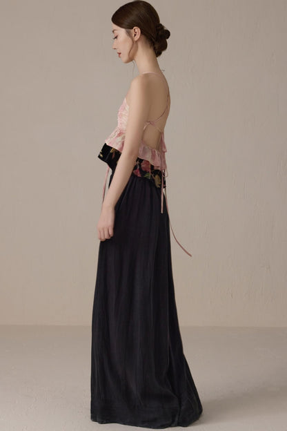 Romantic Pink V-Neck Camisole