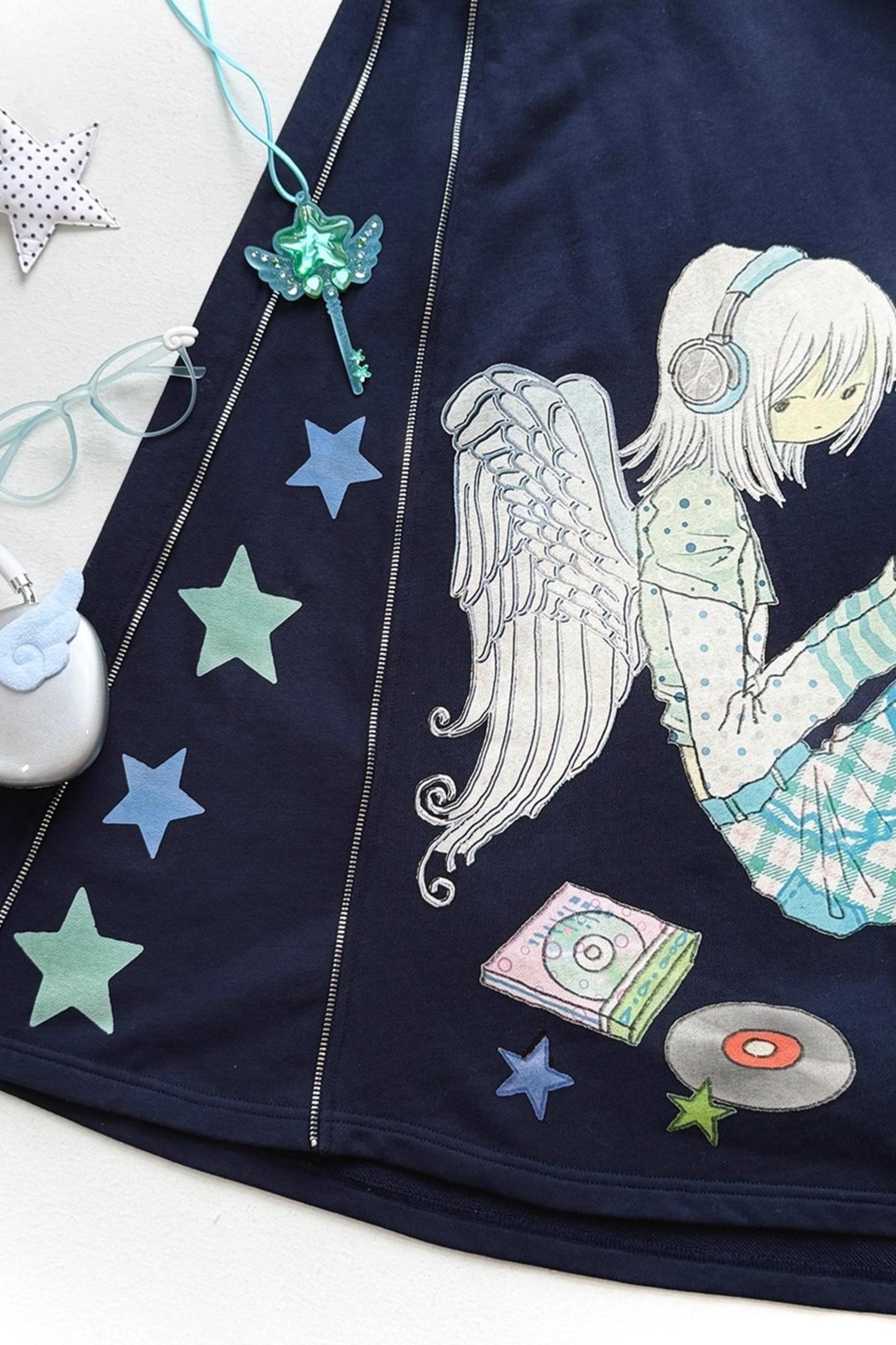 Original Navy Blue A-Line Skirt