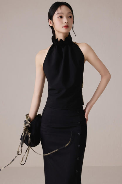 Chic Pleated Drawstring Bag