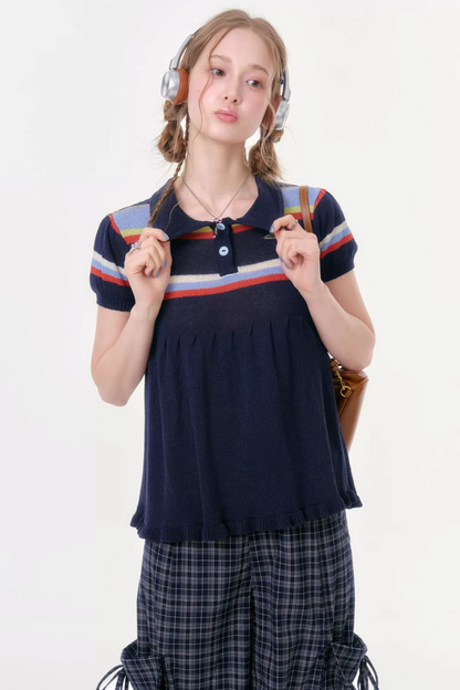 Dream Rainbow Knitted T-Shirt