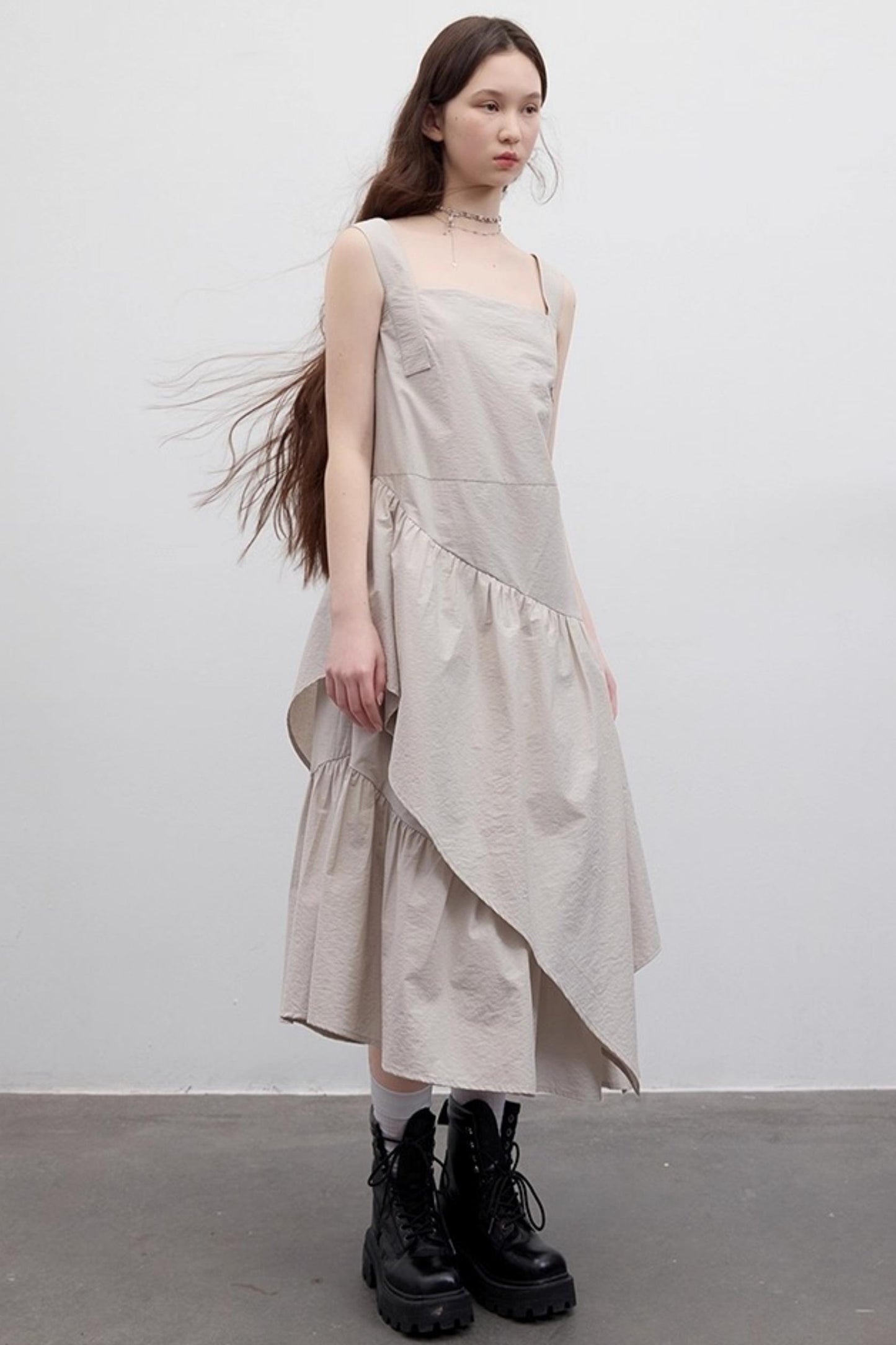 Purple Patchwork Dress