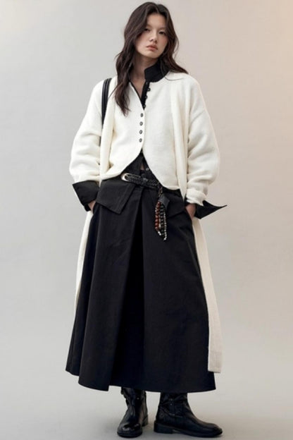 Chic Waist Deconstructed Skirt