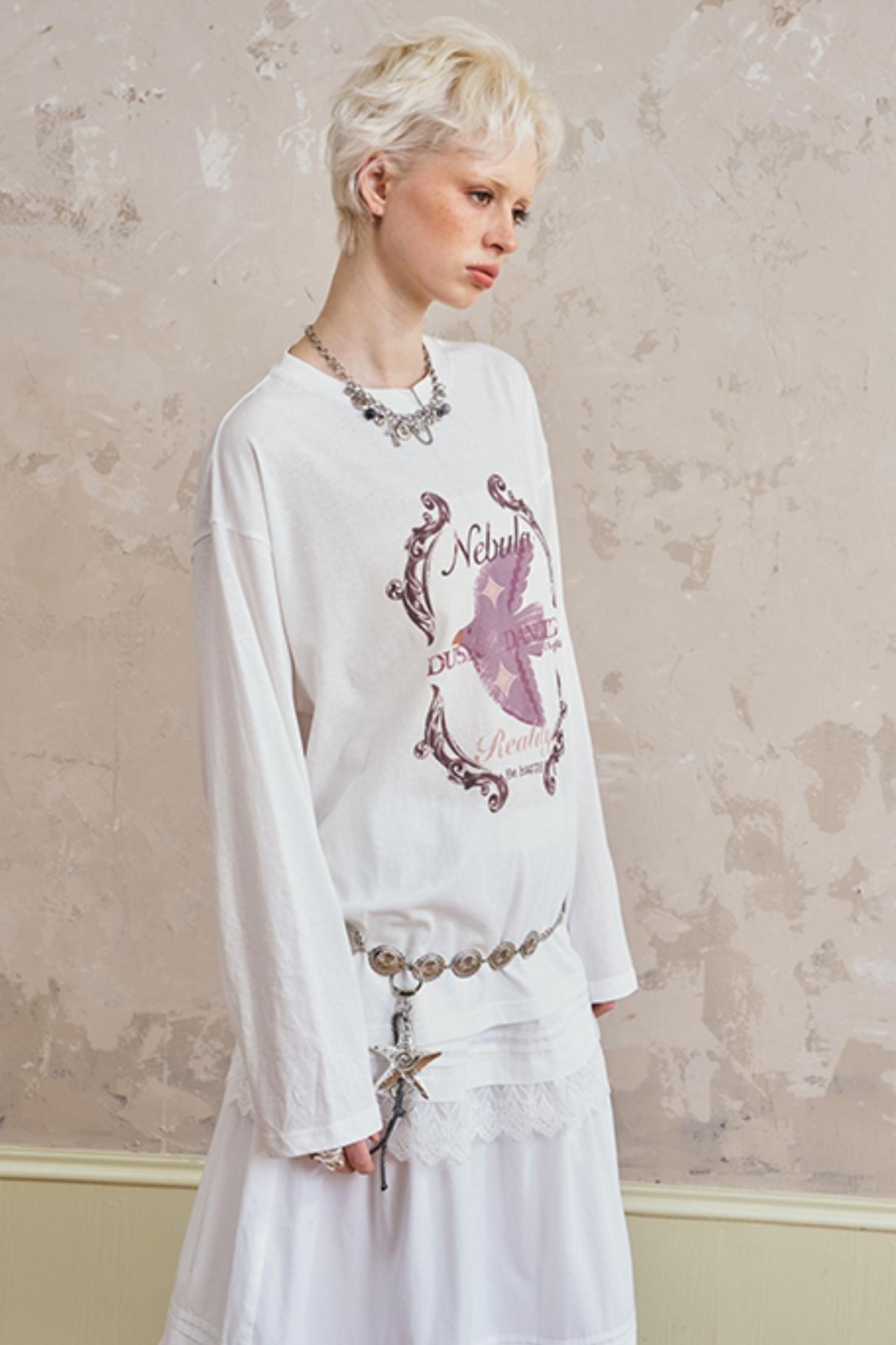 Hien Print Long T-Shirt