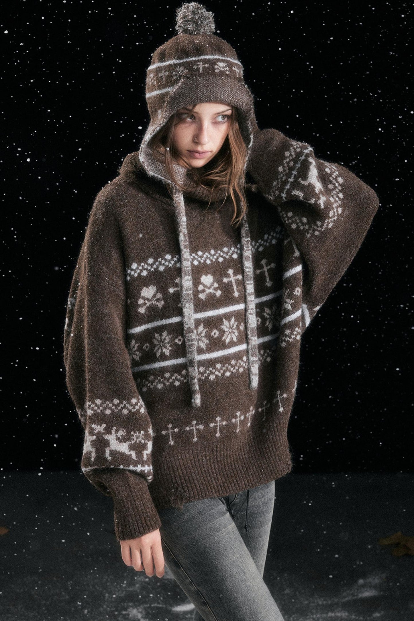 Fair Isle Vintage Sweater Top