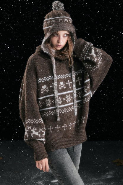 Fair Isle Vintage Sweater Top