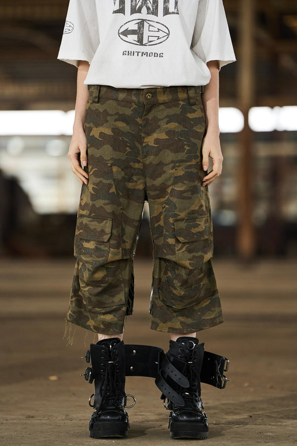 Camo Cubic Lumberjack Shorts