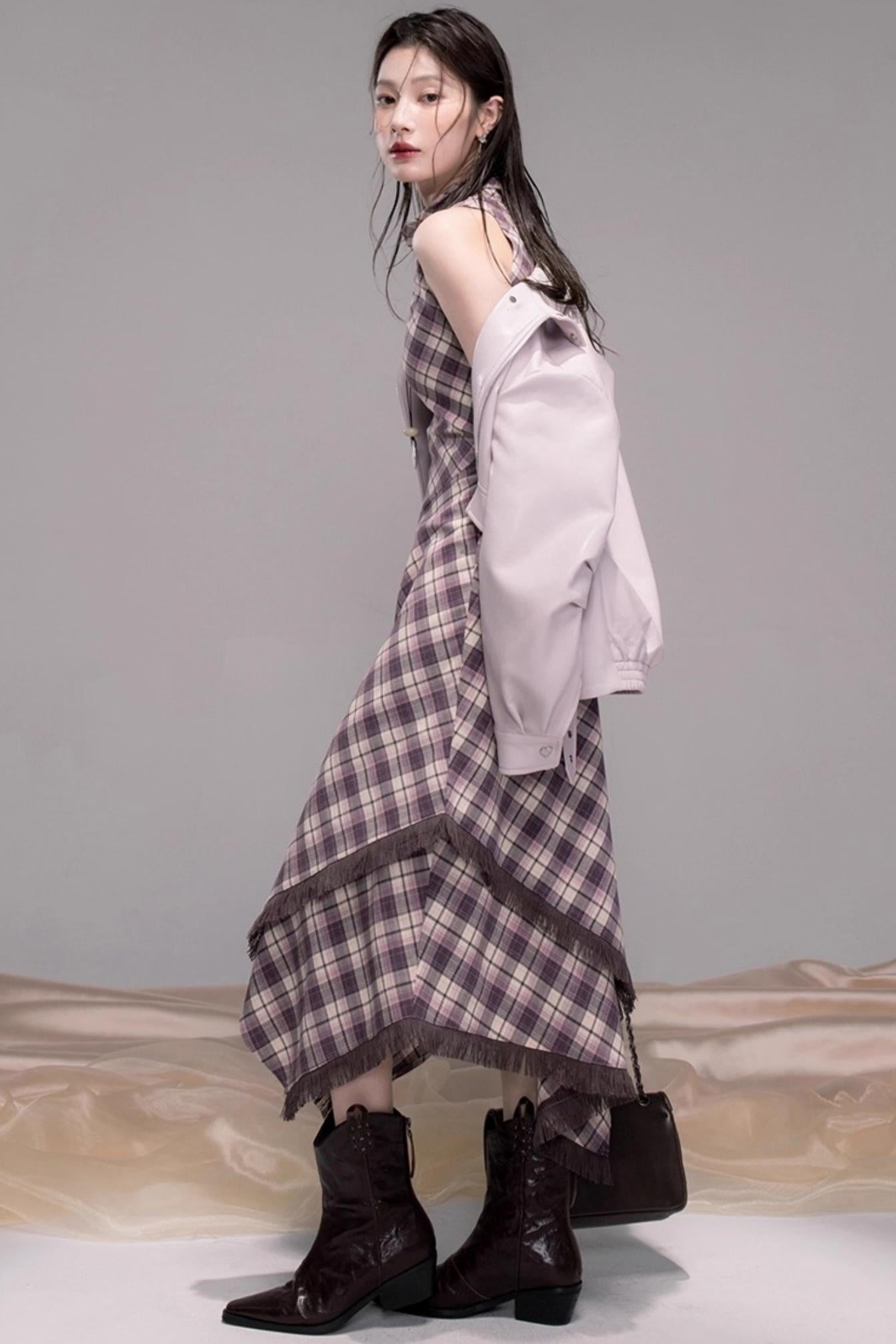 Rio Mist Purple Leather Jacket