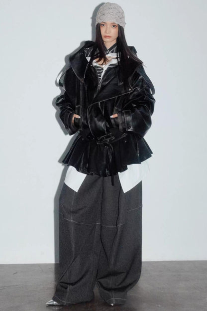 Dark Romantic Leather Jacket