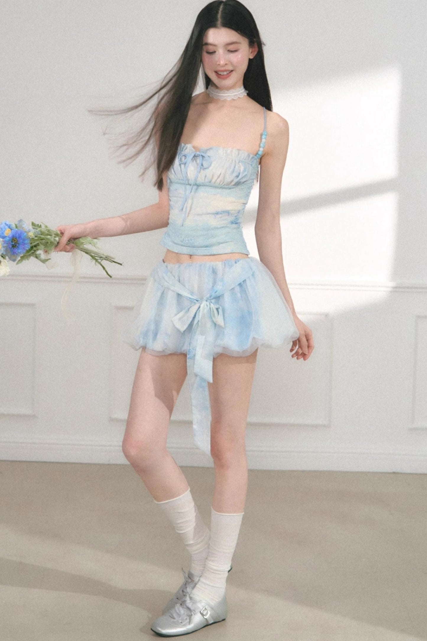 Sea Salt Jasmine Bustier Skirt