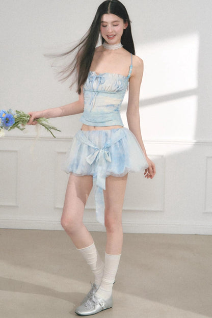 Sea Salt Jasmine Bustier Skirt