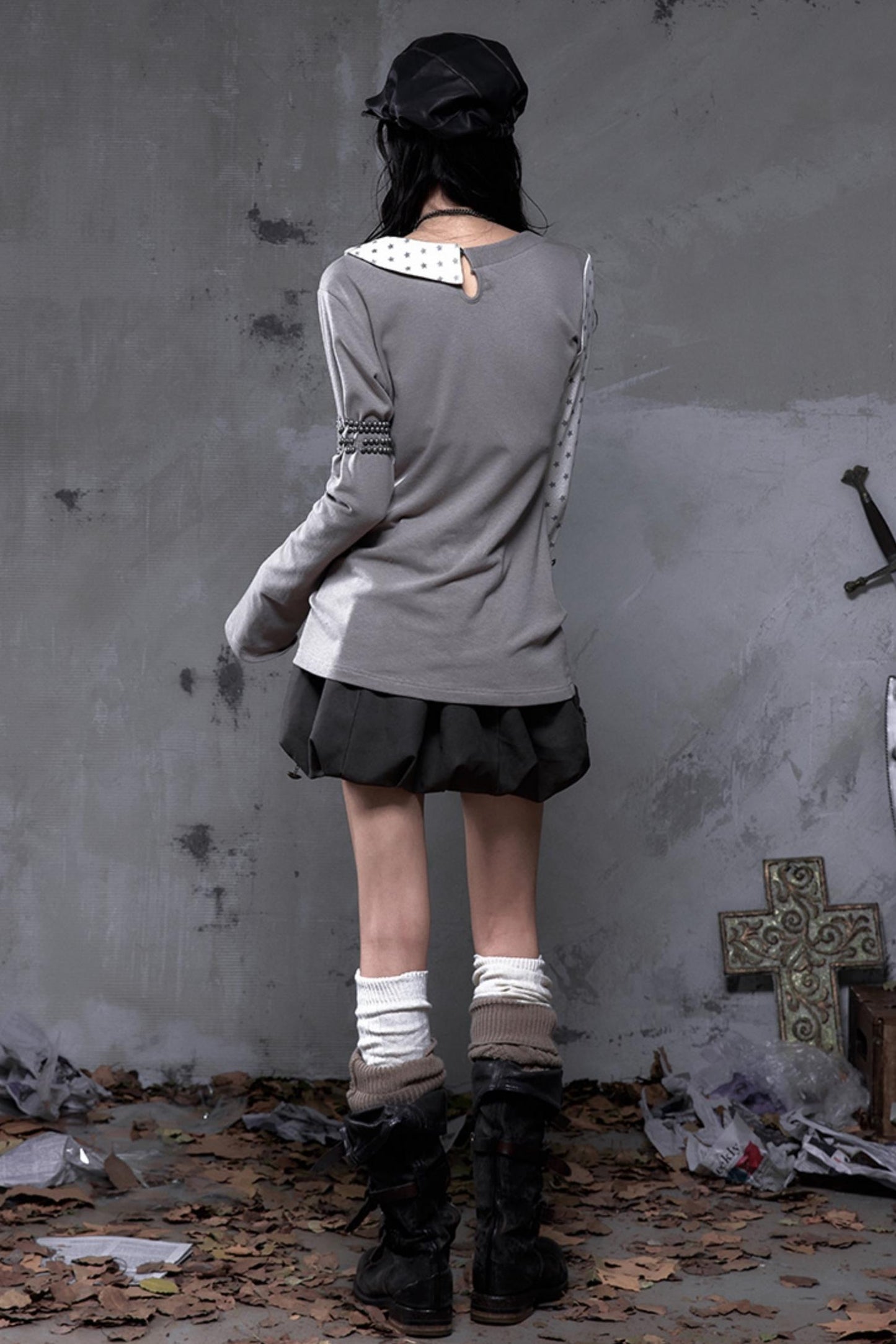 Vintage Striped Knitted Top