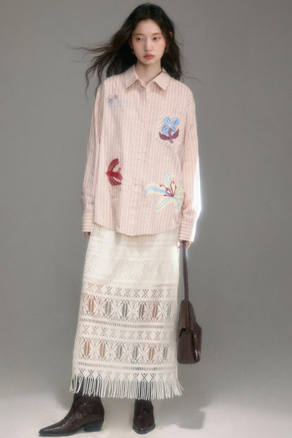 Original Monologue Fringe Skirt