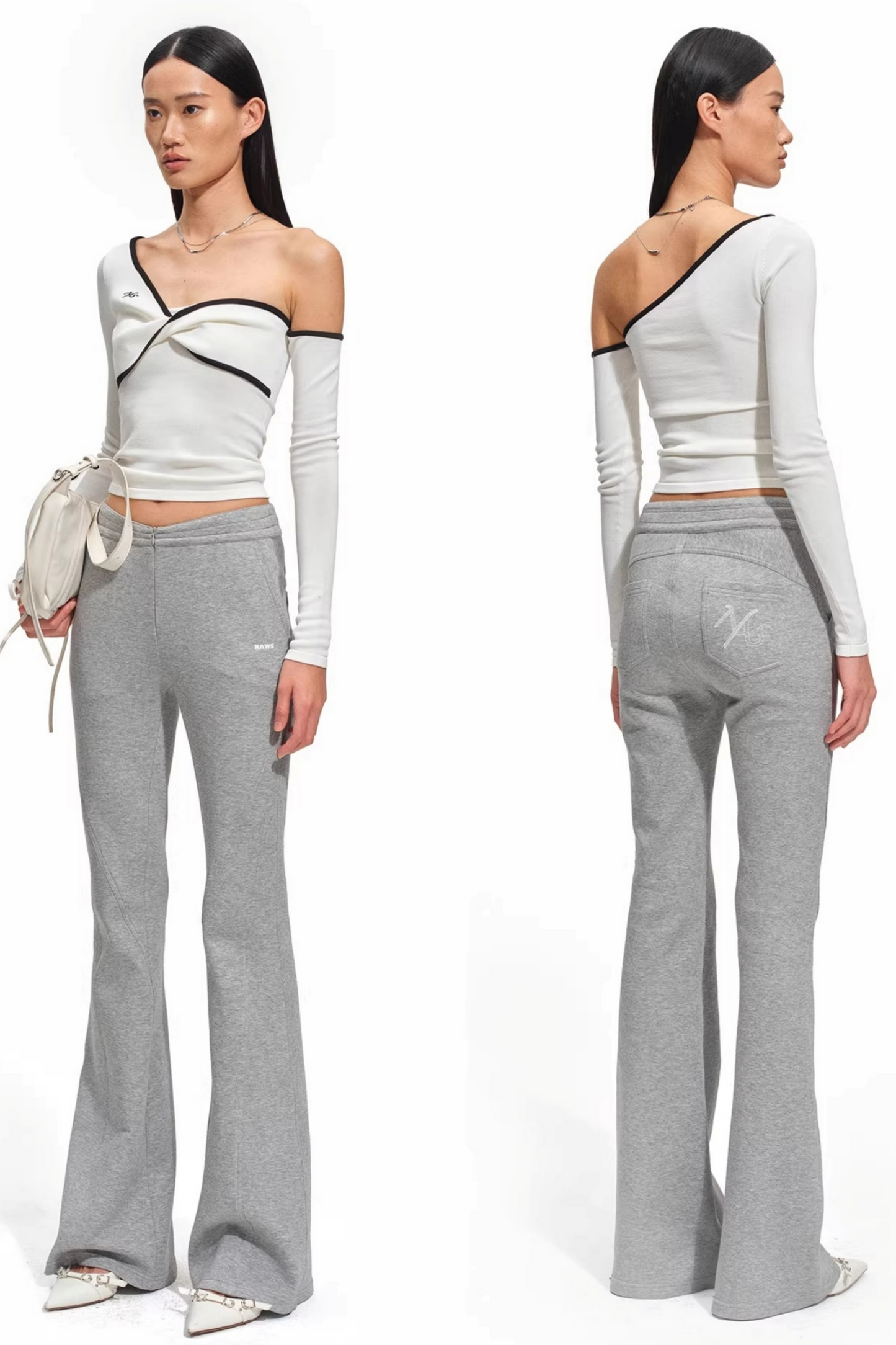 Langsam gehende Strickhose