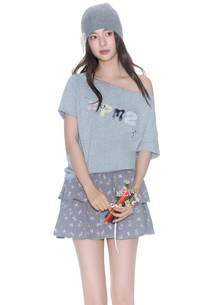 Monogramm-Diamant-T-Shirt