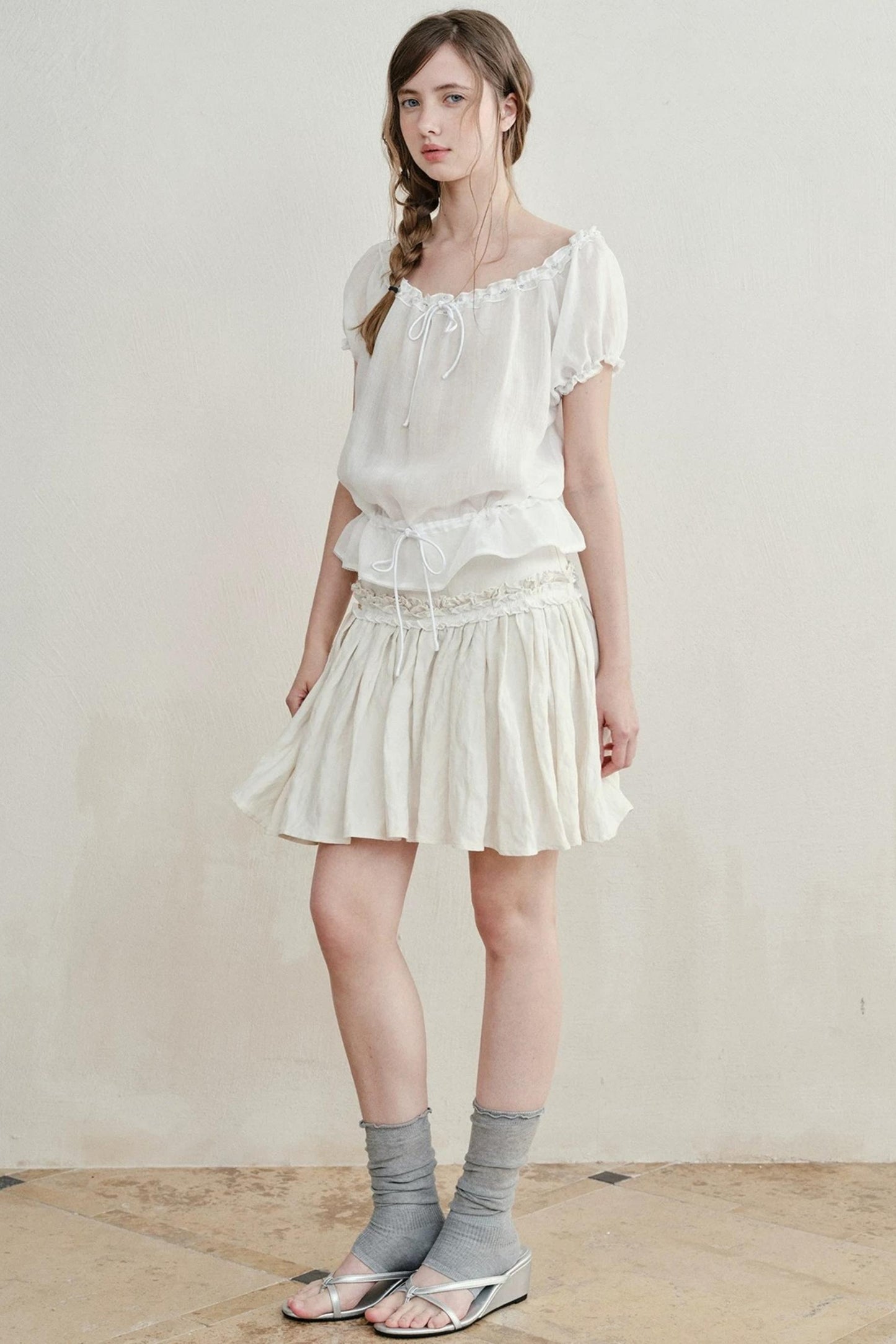 Sweet Lace Ramie Top