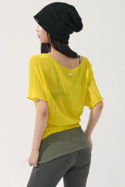 Batwing Sleeve Knit Top