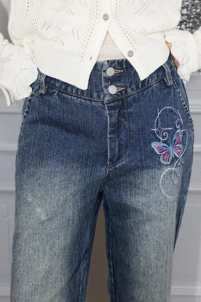 Dream Butterfly Bootcut Jeans