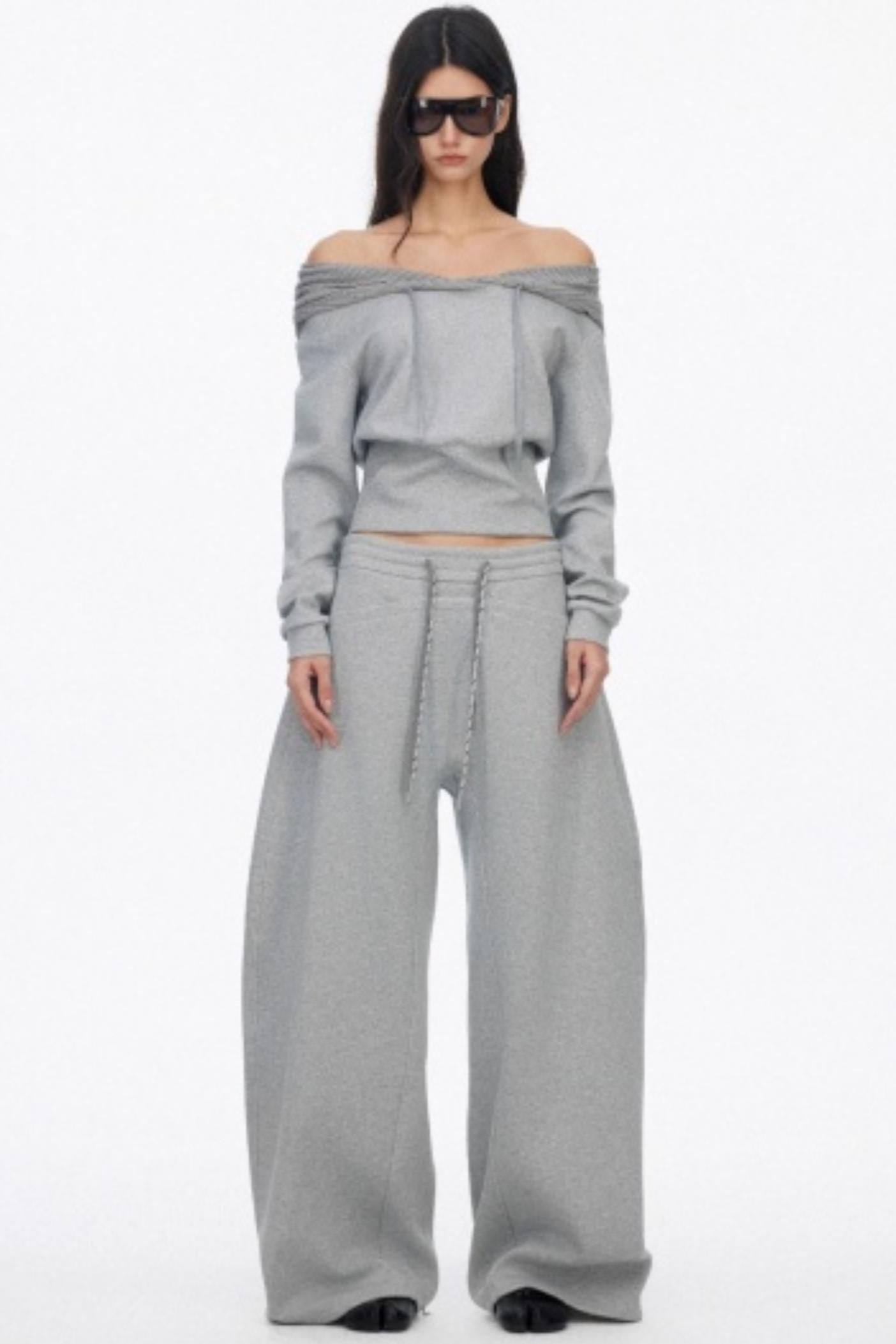 Slim One Shoulder Hoodie