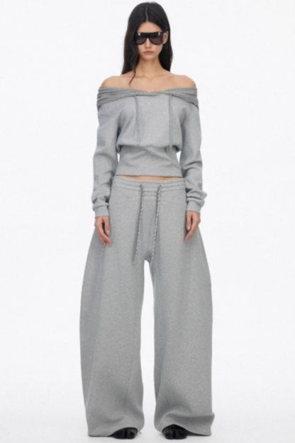 Slim One Shoulder Hoodie