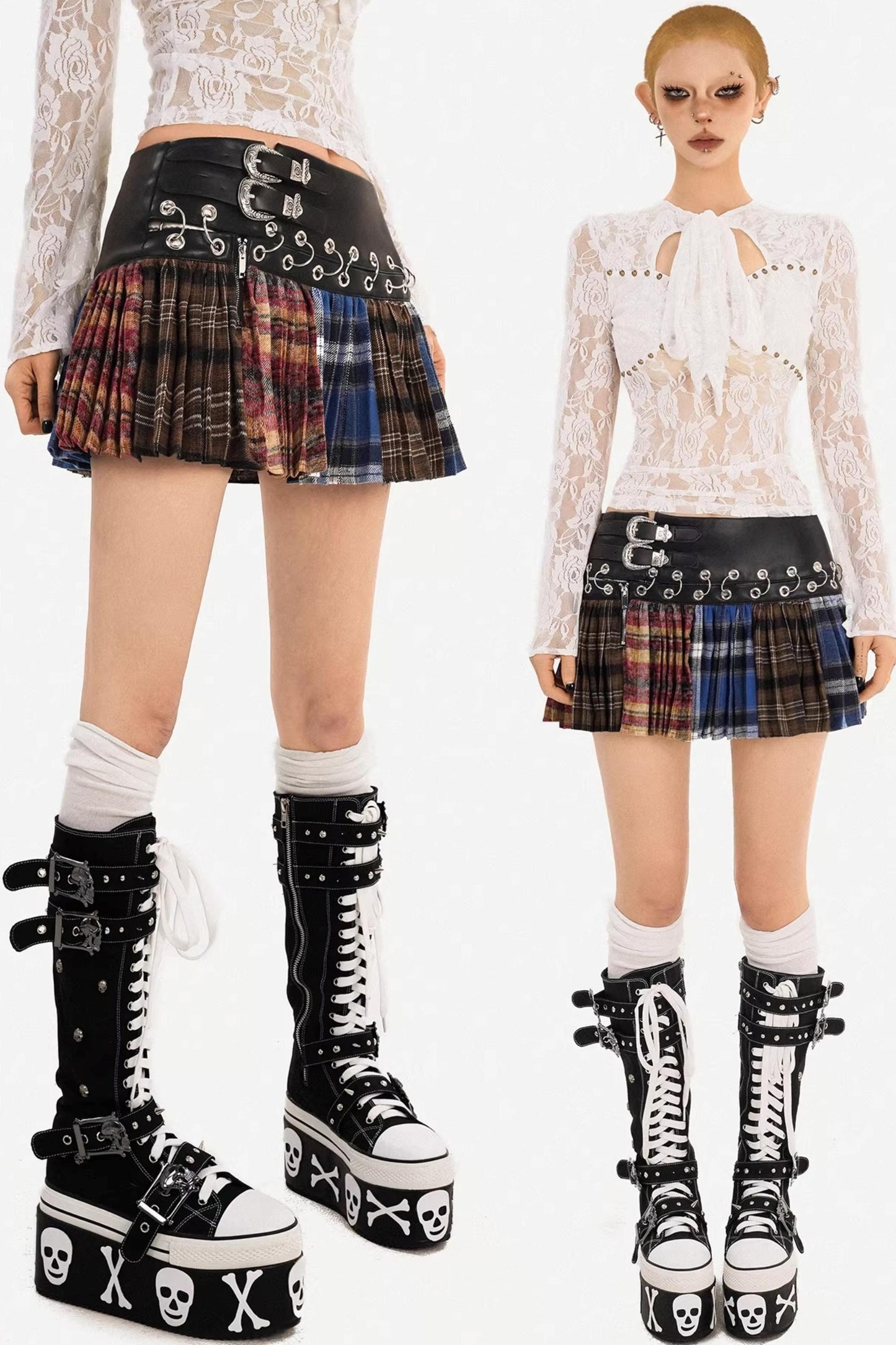 Molly Punk Plaid Skirt