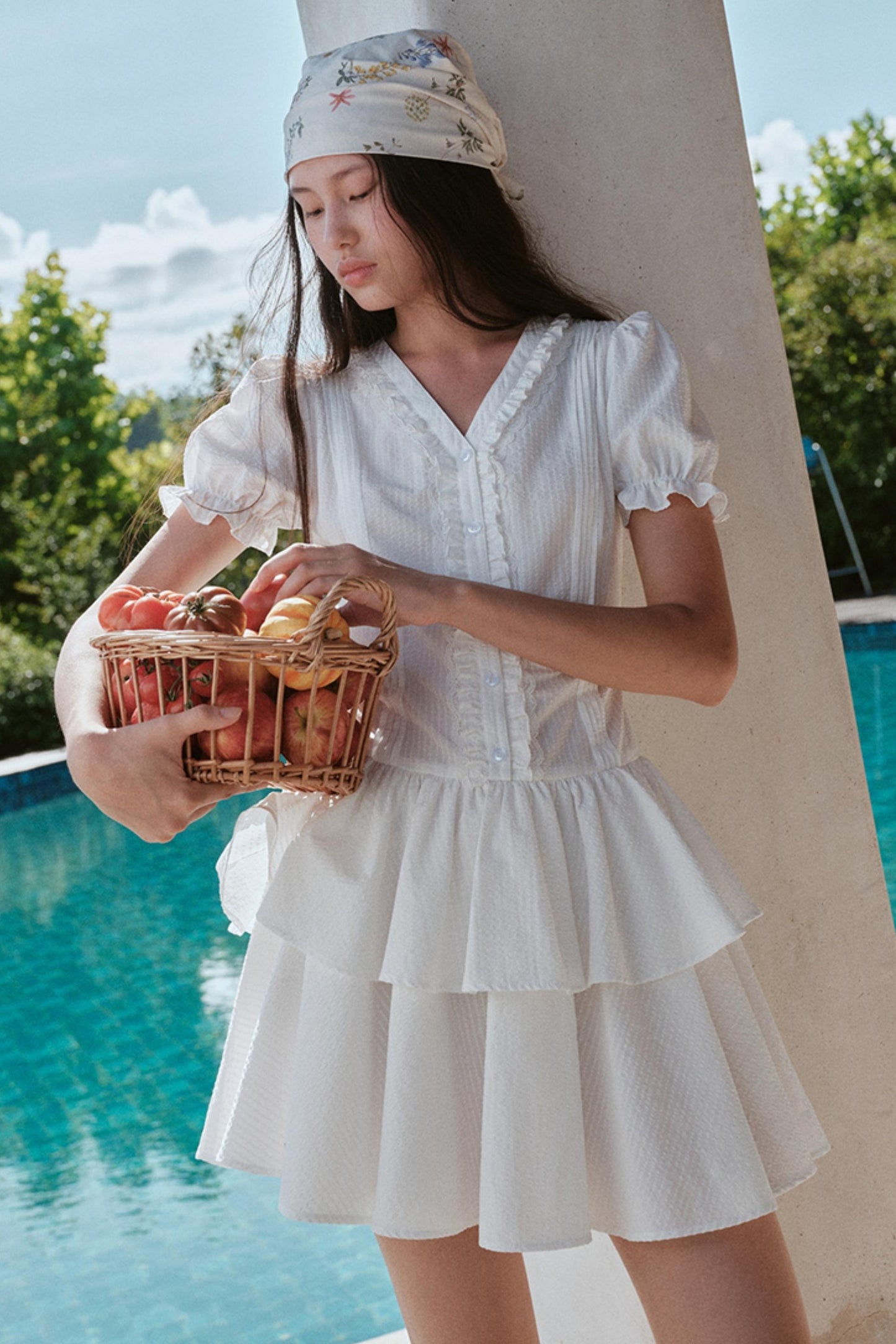 Blue Hour V-neck Dress