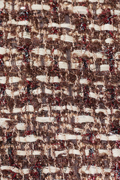 Silk Tweed Patchwork Skirt Set-Up