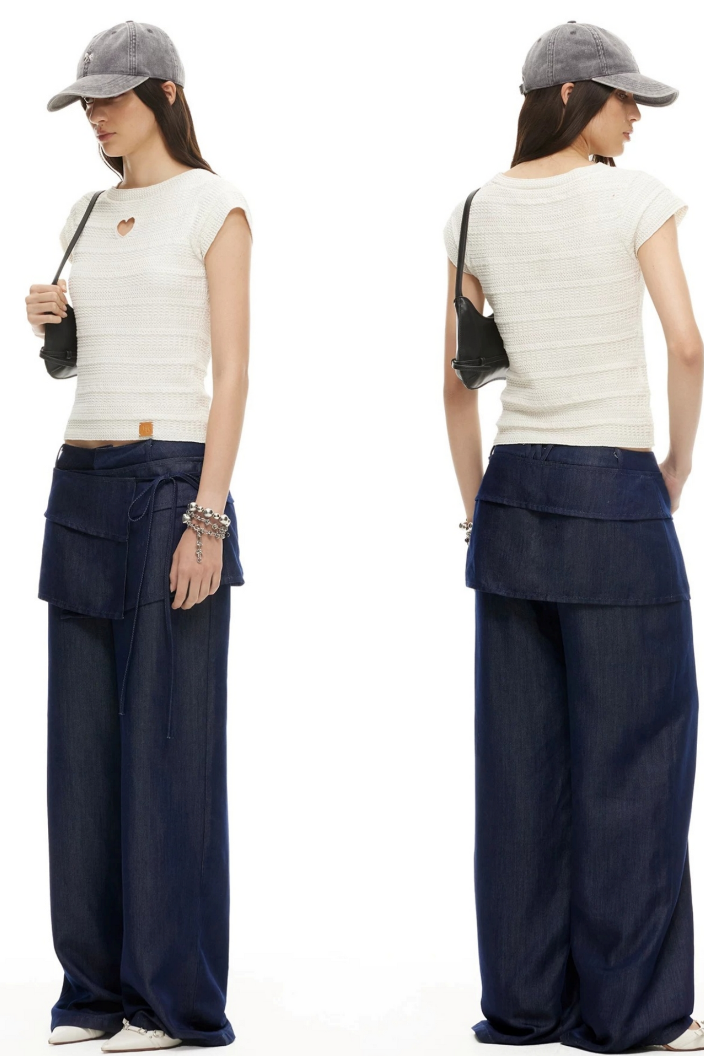Heartbeat Linen Flutter Sleeve Top