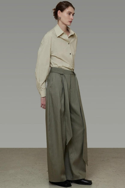 Wide Fall Drape Pants