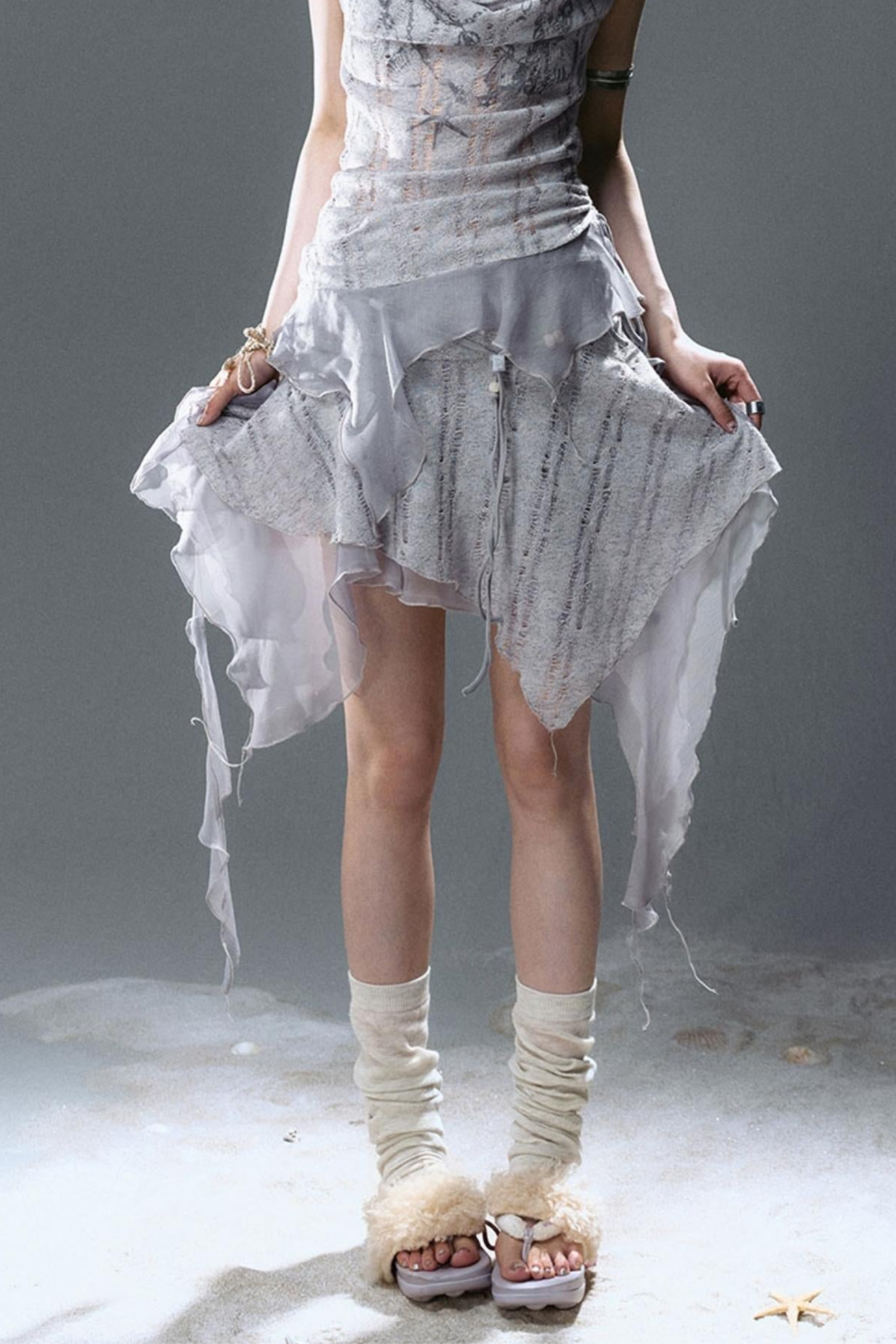 Misty Patchwork Skirt