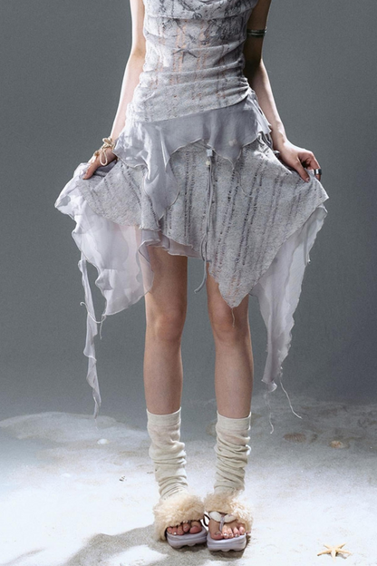 Misty Patchwork Skirt