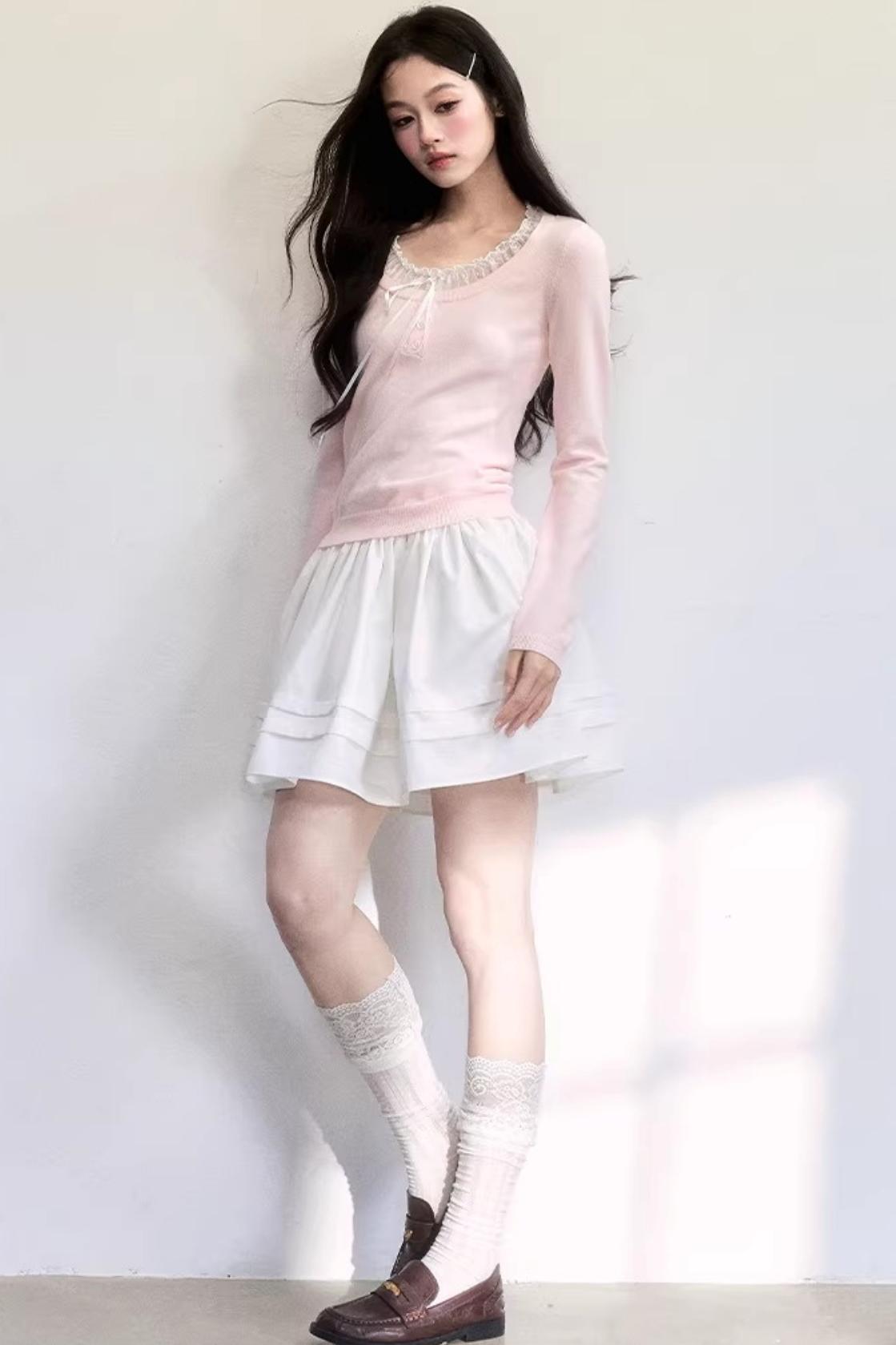 Spring Mist Knit Top