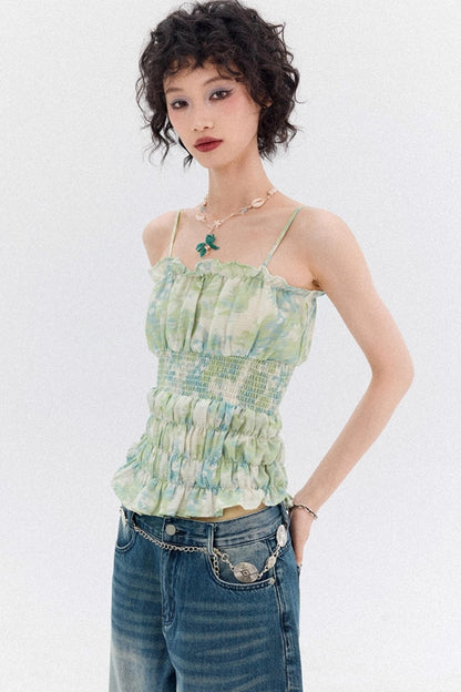 Mist Drawstring Camisole