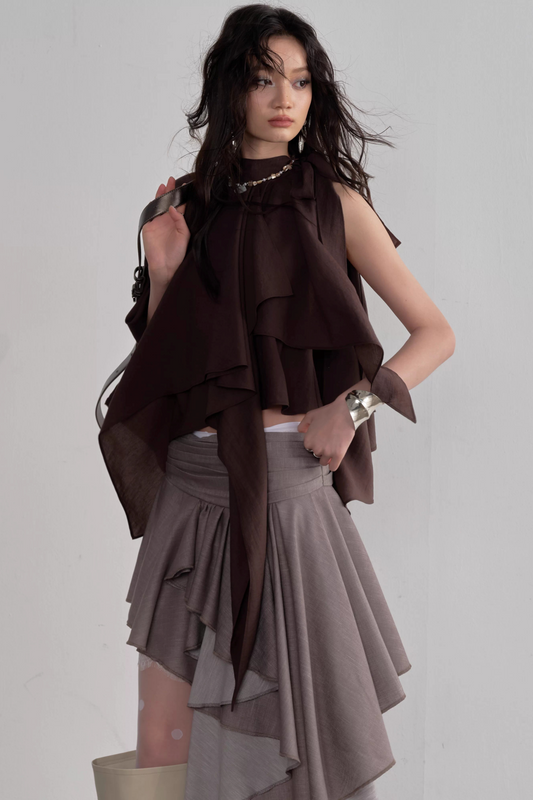 Asymmetrical Off-Shoulder Top