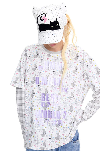 Cat Style Peaked Cap