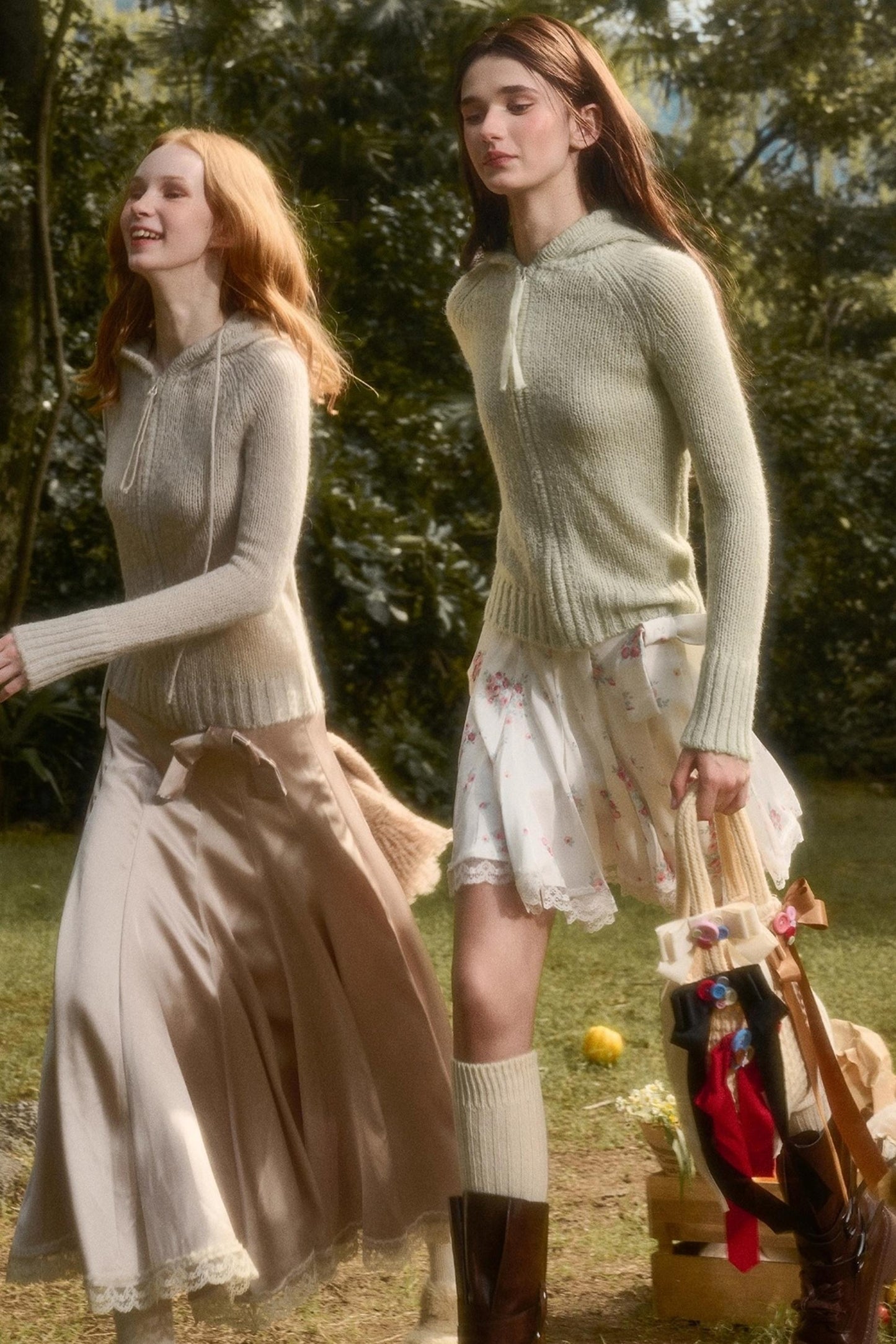 Shiny Satin Maxi Skirt