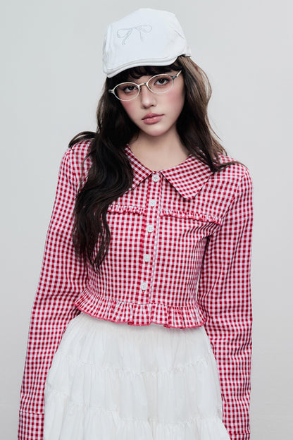 Check Relax Short Shirt