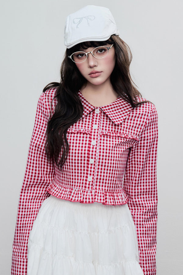 Check Relax Short Shirt