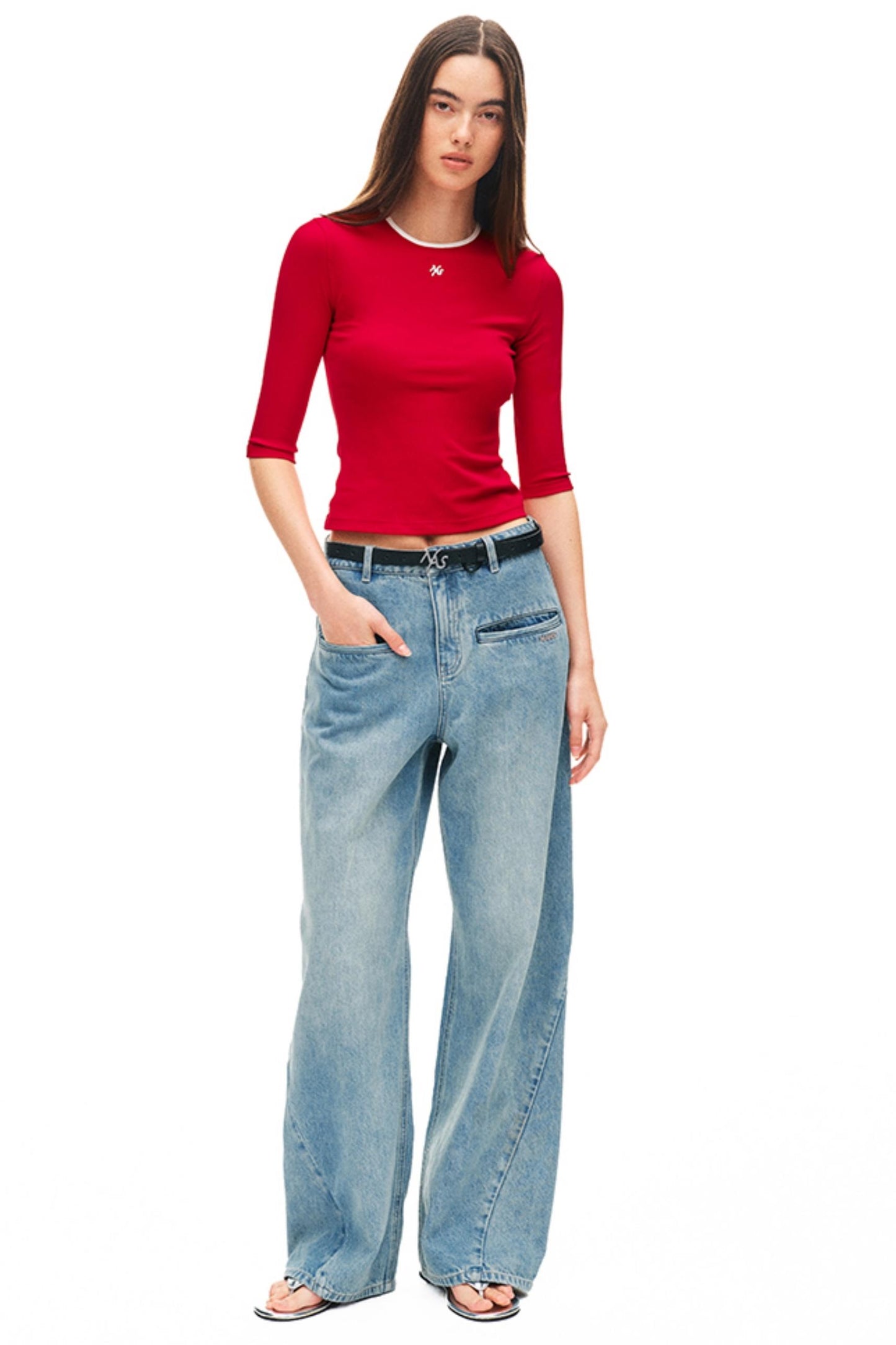 Classic Slim Fit Ribbed Top