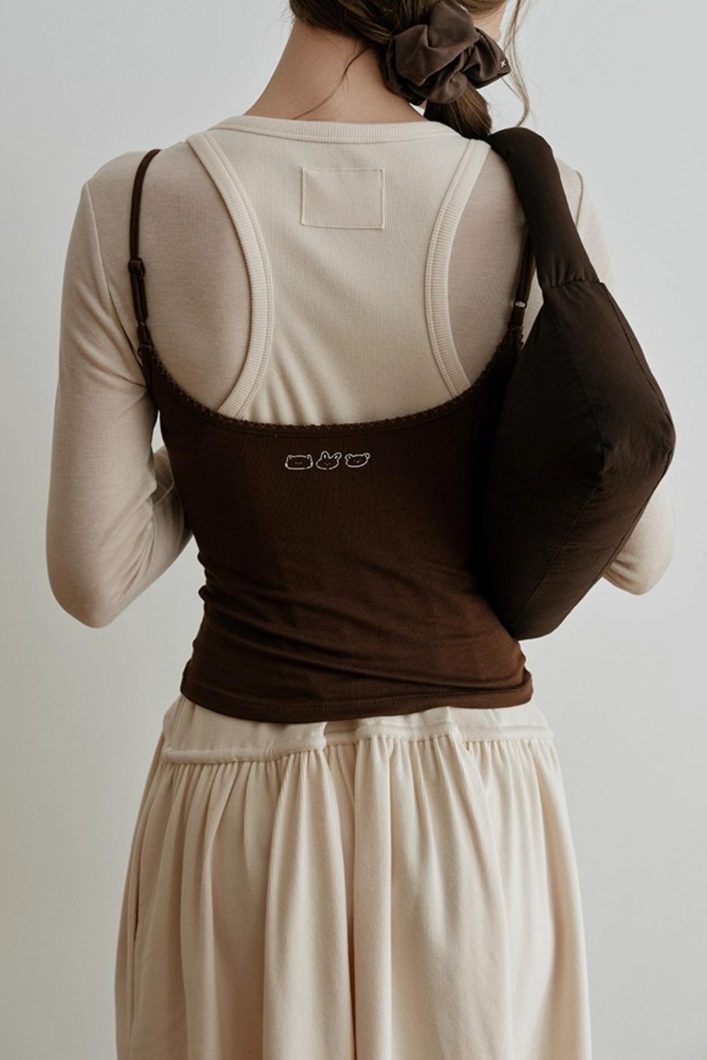 Velvet Slim Fit Bottom Camisole