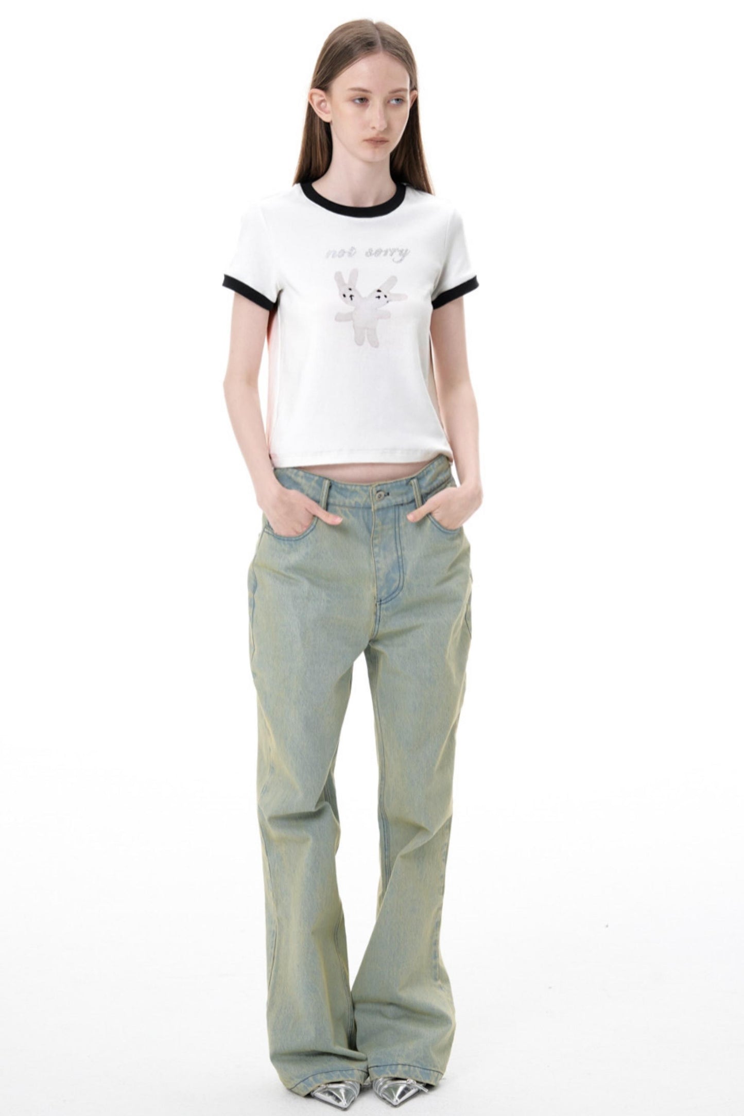 Bunny Rhinestone Tee