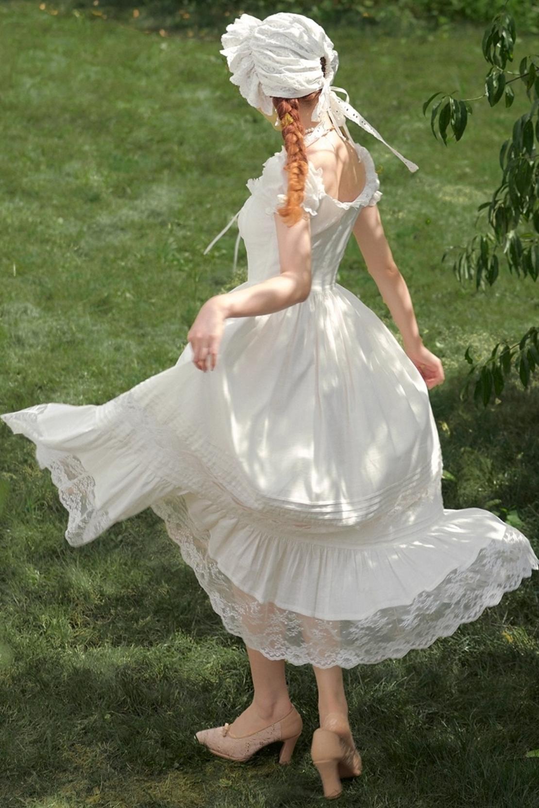 Cinderella Square Neck Dress