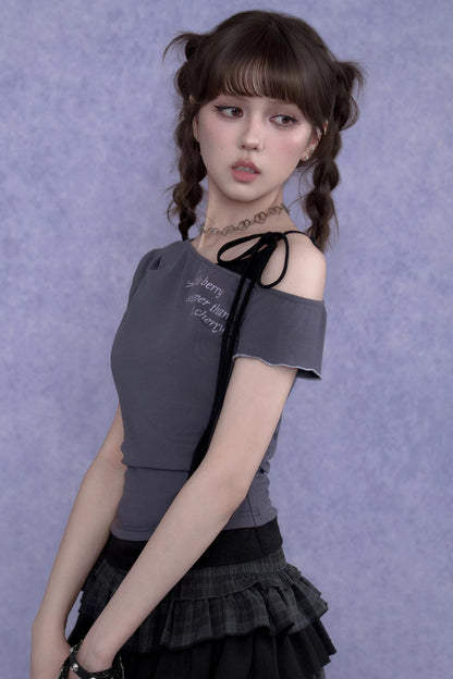 Pure Desire One-Shoulder T-Shirt
