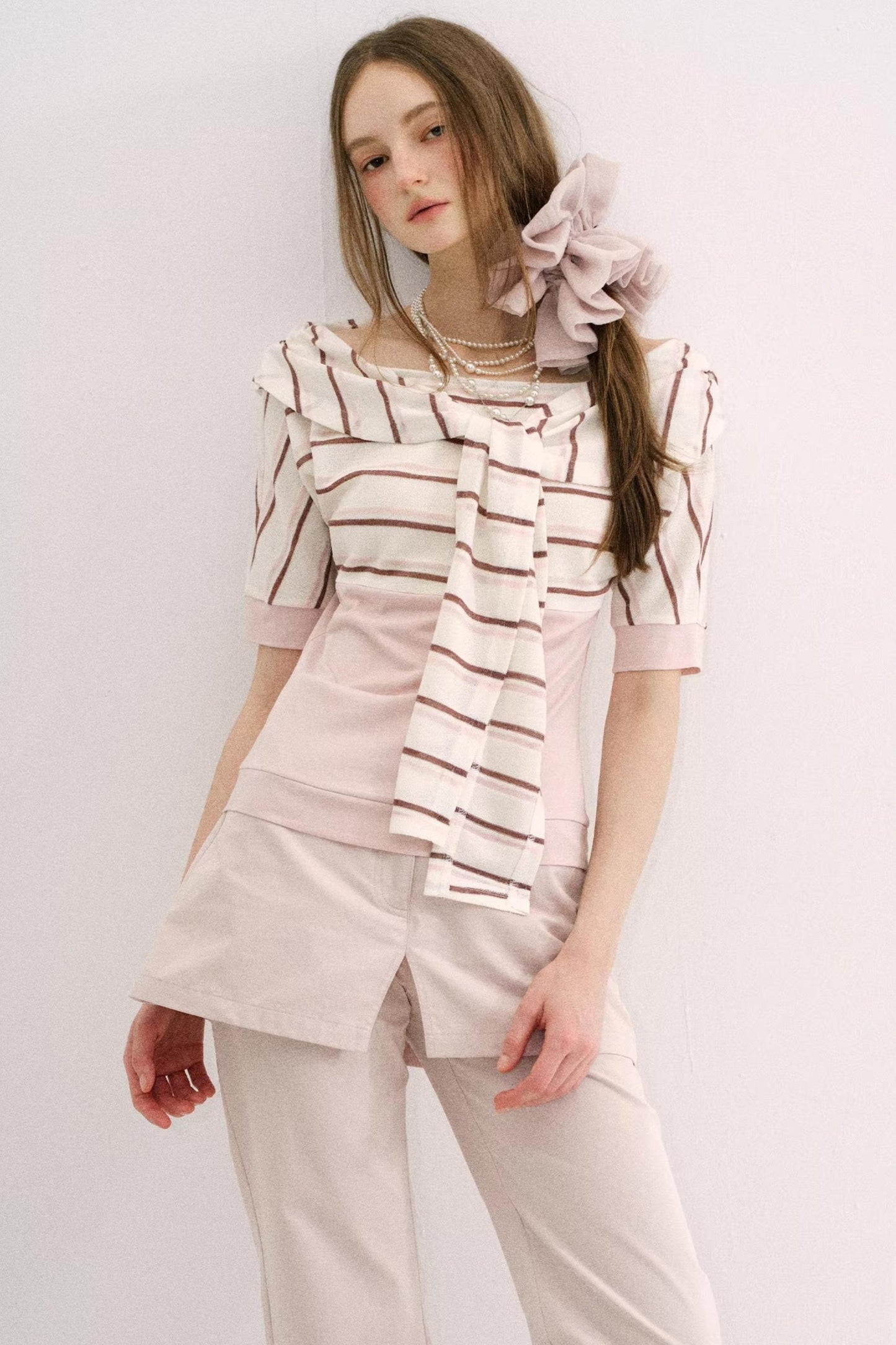 Artist-Designed Light Green Pants