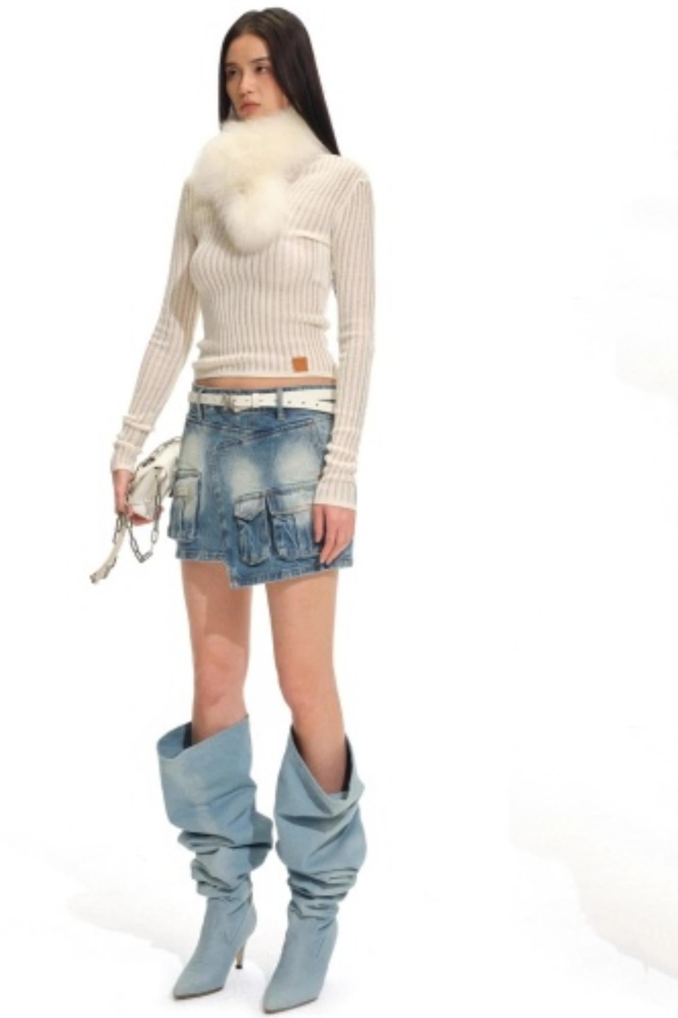 Double-Sided Fur Neck Warmer