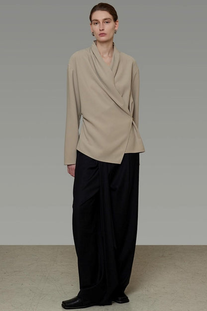 Irregular Autumn Loose Shirt