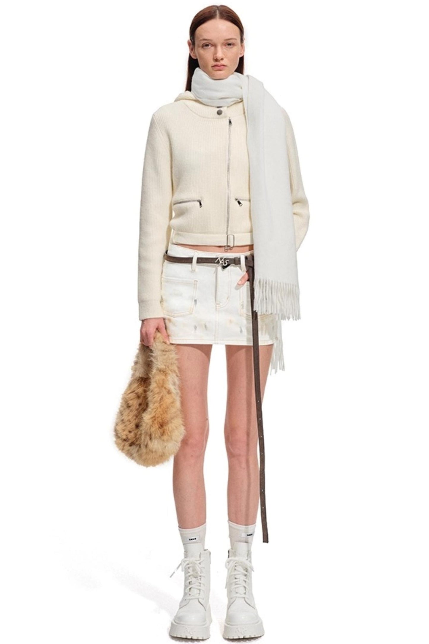 Classic Fringe Wool Shawl