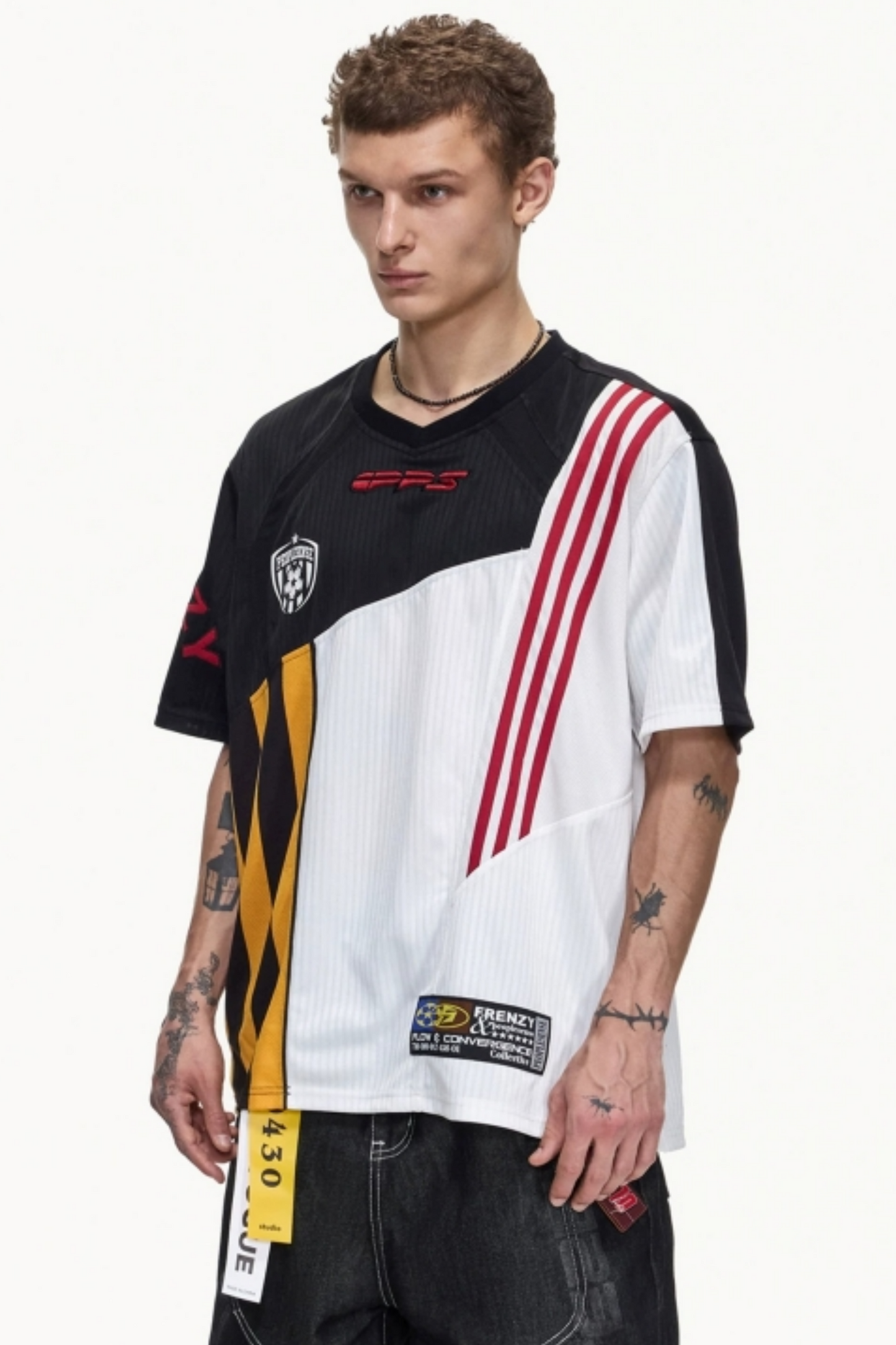 Color-Blocked Jersey Sports Top