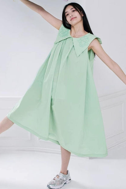 Fairytale Peach Summer Dress